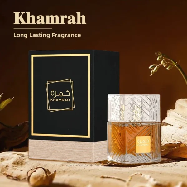 Lattafa Khamrah Perfume Eau de Parfum Spray Original Arabian Perfume Aromatic Spicy Fragrance For Women For Men For Evening Wear – Image 2