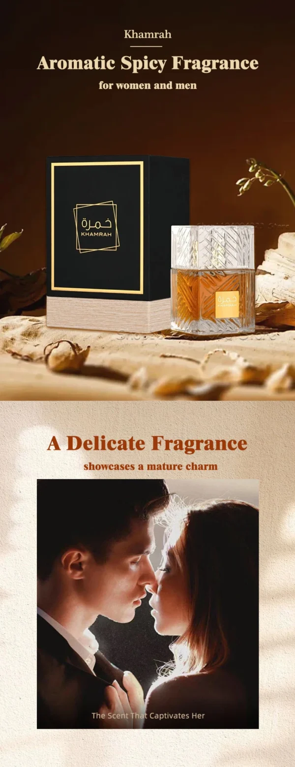 Lattafa Khamrah Perfume Eau de Parfum Spray Original Arabian Perfume Aromatic Spicy Fragrance For Women For Men For Evening Wear – Image 7
